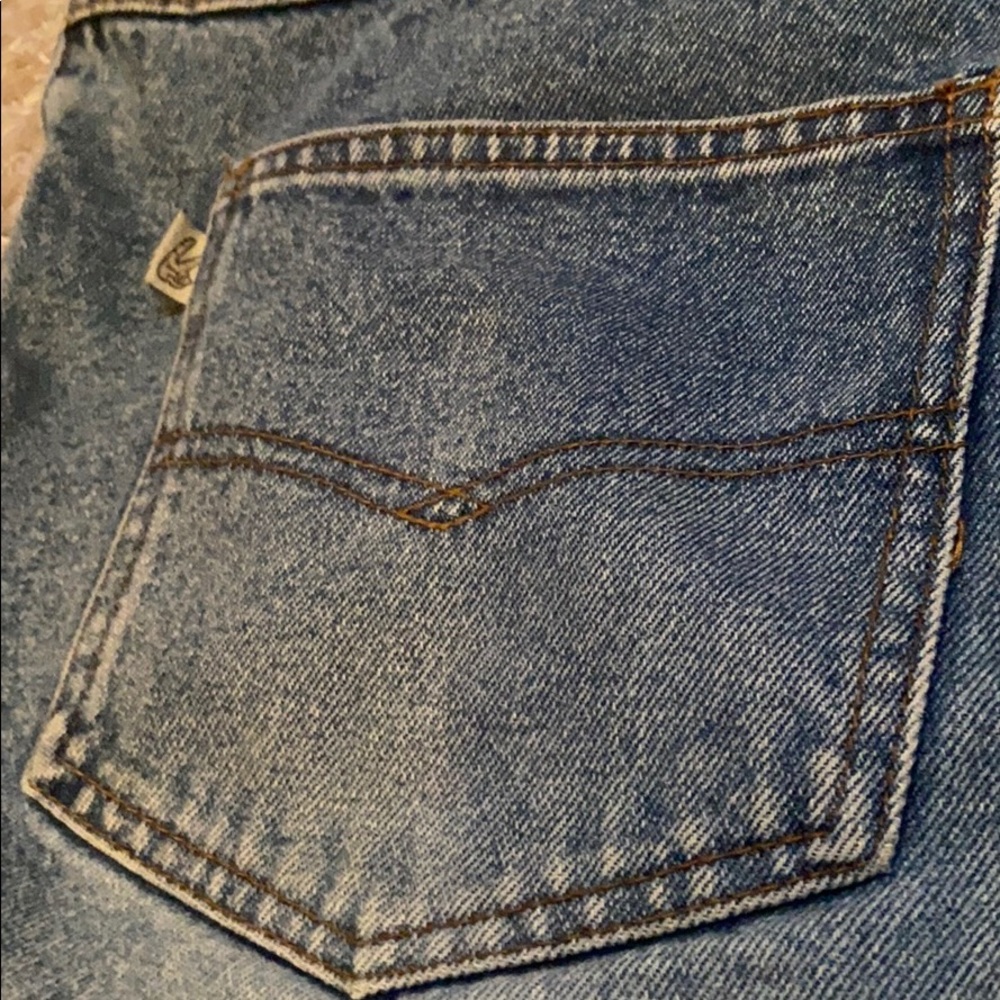 Avaloo handcrafted jeans. Size L XL wearable art - Picture 8 of 8